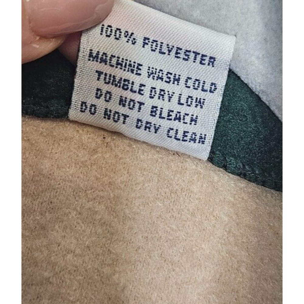 Vintage 90s San Francisco Sweater Large Beige Fleece Full Zip‎ Retro Sweatshirt - Picture 8 of 8